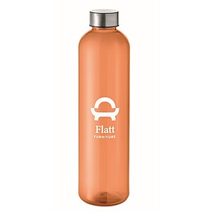 Láhev z RPET 1000ml, oranžová