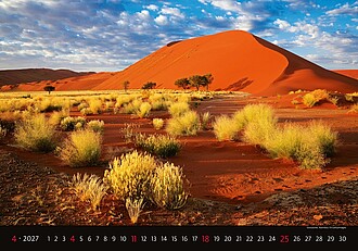 Landscapes 2027, nástěnný kalendář, prodloužená záda