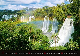 Landscapes 2027, nástěnný kalendář, prodloužená záda