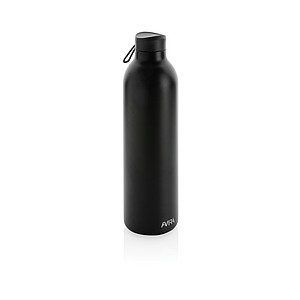LARNAKA Vakuová termoska z recyklované nerezové oceli, 1000 ml, černá