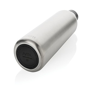 LARNAKA Vakuová termoska z recyklované nerezové oceli, 1000 ml, stříbrná