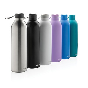 LARNAKA Vakuová termoska z recyklované nerezové oceli, 1000 ml, světle modrá