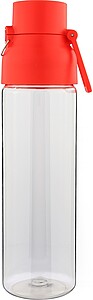 Lehká tritanová láhev s barevným víčkem 750 ml, červená