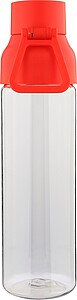 Lehká tritanová láhev s barevným víčkem 750 ml, červená