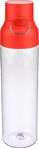Lehká tritanová láhev s barevným víčkem 750 ml, červená