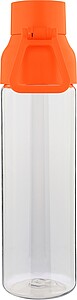 Lehká tritanová láhev s barevným víčkem 750 ml, oranžová