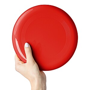 Létající talíř o průměru 21 cm, červená