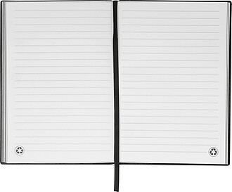 Linkovaný zápisník A5, černá