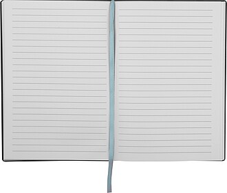 Linkovaný zápisník A6, světle modrá