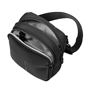 LISSORA Sportovní crossbody taška k nošení 3 způsoby, černá