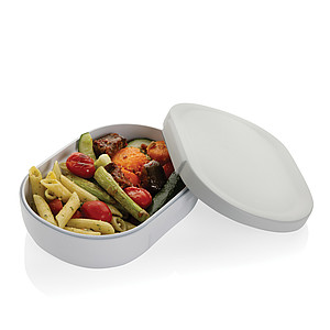 Lunchbox z recyklovaného plastu, bílo šedý
