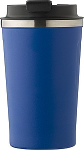 MAFIM Termohrnek nerezový na kávu, 380 ml, modrý - termohrnek s vlastním potiskem