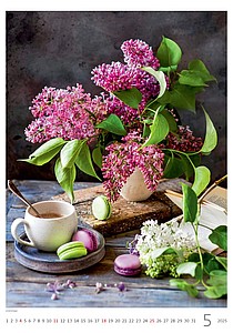 Magic Flowers 2026, nástěnný kalendář, prodloužená záda