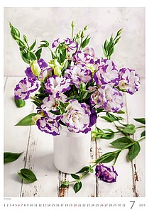 Magic Flowers 2026, nástěnný kalendář, prodloužená záda