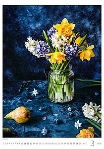 Magic Flowers 2027, nástěnný kalendář, prodloužená záda