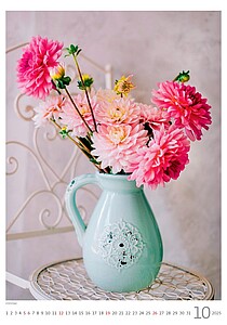 Magic Flowers 2027, nástěnný kalendář, prodloužená záda