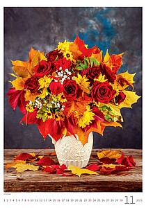 Magic Flowers 2027, nástěnný kalendář, prodloužená záda