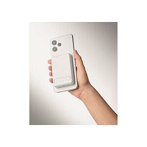 Magnet. powerbanka 5000mAh,set, bílá