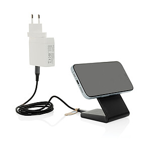 Magnetická bezdrát. nabíječka 15W VoltPerch z RCS RPET, černá
