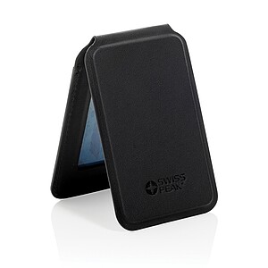 Magnetická peněženka na telefon Magstand RCS z recyklovaného PU, černá