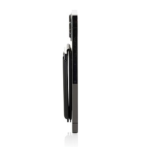Magnetická peněženka na telefon Magstand RCS z recyklovaného PU, černá