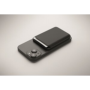 Magnetické pouzdro na karty, černá