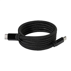 Magnetický 60W kabel USB-C, černá
