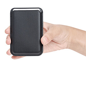 Magnetický držák na karty pro smartphone, černá