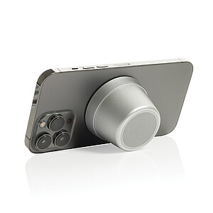 Magnetický reproduktor RCS z recyklovaného hliníku 5W, stříbrná