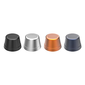 Magnetický reproduktor RCS z recyklovaného hliníku 5W, stříbrná