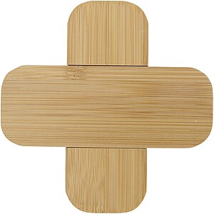 Malá bambusová podložka, béžová