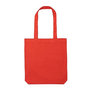 Malá nákupní taška z recyklovaného materiálu, červená