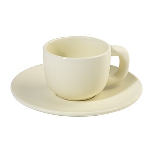 MALBUN Sada šálků na espresso, 85 ml, béžová