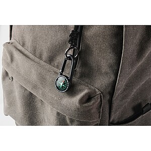 Malý kompas s karabinkou, černá