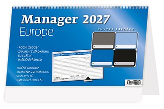 Manager Europe 2027, stolní kalendář - reklamní kalendáře
