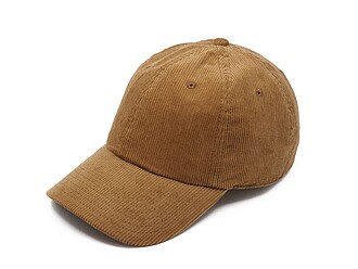 Manšestrová 6panelová kšiltovka, béžová - čepice s vlastním potiskem