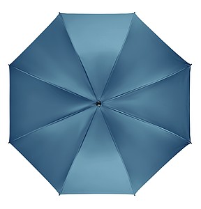 Manuální holový deštník, větru odolný, modrý