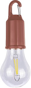 MARADORA Plastová žárovka s karabinou, vínová