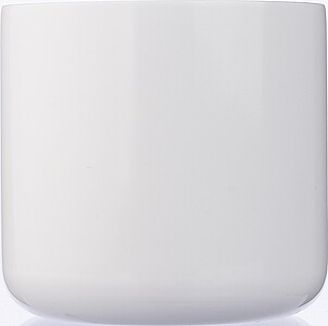 MARIAL Dvoustěnný termohrnek z nerezové oceli, 400 ml, bílá