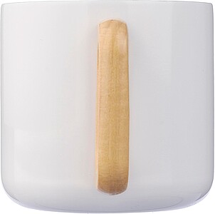 MARIAL Dvoustěnný termohrnek z nerezové oceli, 400 ml, bílá