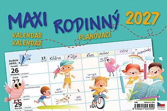 MAXI RODINNÝ plánovací kalendář 2027