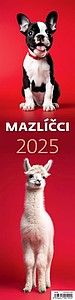 Mazlíčci 2026, nástěnný kalendář, prodloužená záda