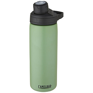 Měděná elegantní láhev s vakuovou izolací, objem 600 ml, zelená
