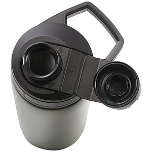 Měděná elegantní láhev s vakuovou izolací, objem 600 ml, zelená