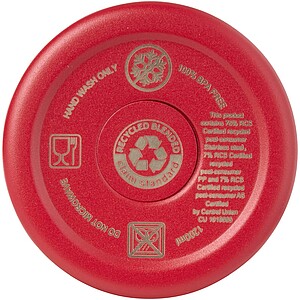 Měděný vakuově izolovaný hrnek s brčkem a dvojitou stěnou 1200ml, červená