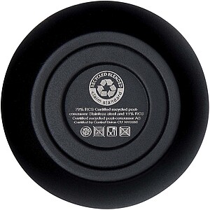 Měděný vakuově izolovaný termohrnek 350ml, černá