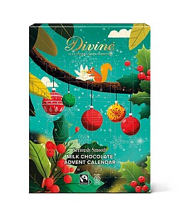 MELANY Divine adventní kalendář mléčná čokoláda 25% 85g - reklamní předměty