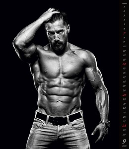 Men 2027, nástěnný kalendář, prodloužená záda