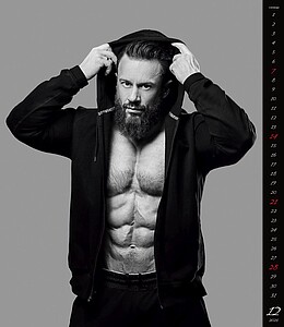 Men 2027, nástěnný kalendář, prodloužená záda