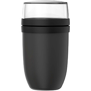 Mepal Ellipse hrnec na jídlo o objemu 750 + 300 ml, černá